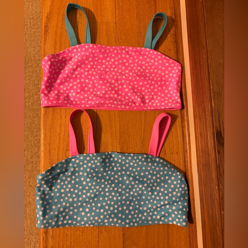 NWT 2 Cat & Jack bathing suit tops